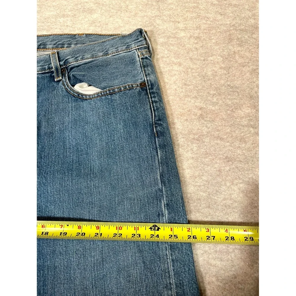 Levis 501 Original Fit Jeans Mens 40x30 Blue Denim Cotton High Rise Straight Leg